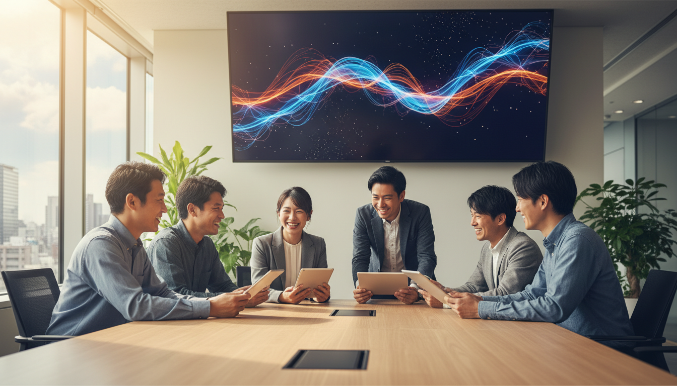 DXやシステム化の目的が「効率化」だけでなく、「人の温もりを生むため」「みんなを笑顔にするため」であることを発信するキーワードです。 - 1