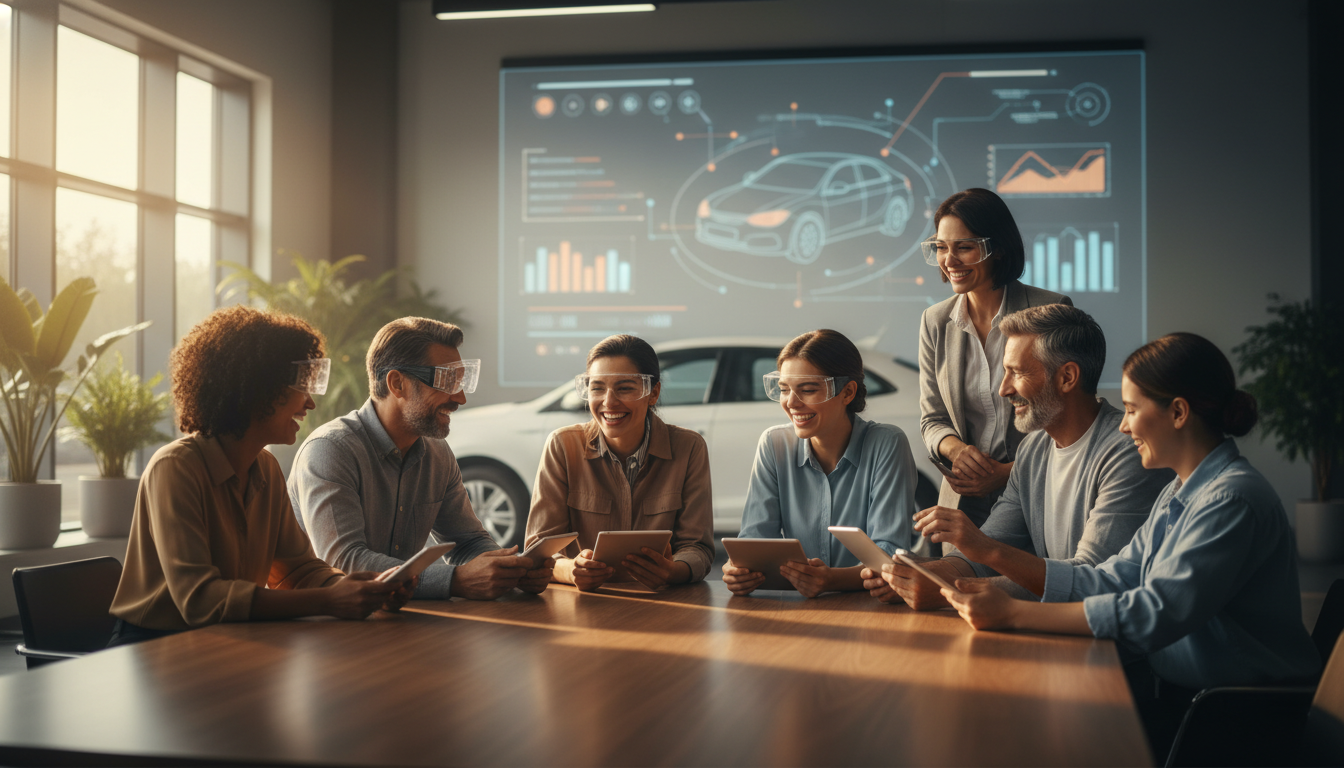 自動車業界 DX 人間尊重 - 1