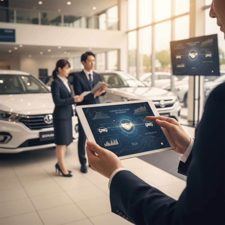 自動車販売IT活用｜顧客対応を変え売上を伸ばす3策【2026年】