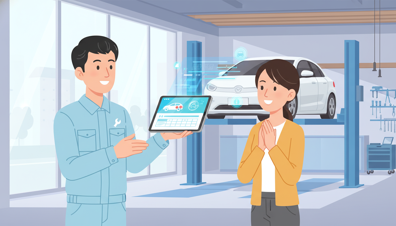 自動車整備 デジタル化 安心感 - 1