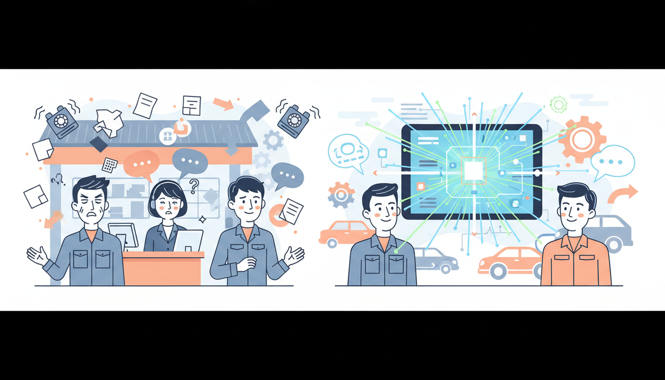 システム導入 車屋 コミュニケーション向上 - 1