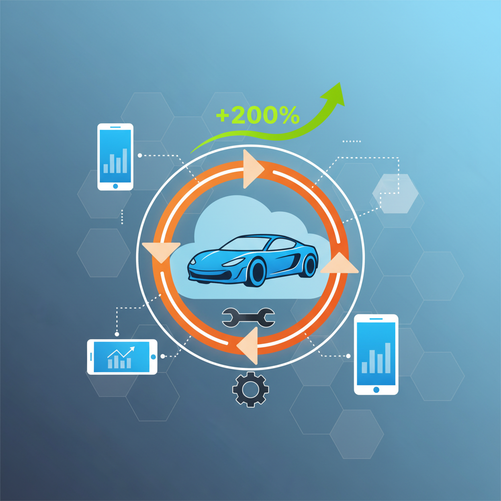 車業界 アプリ 独自開発 ストーリー アイキャッチ