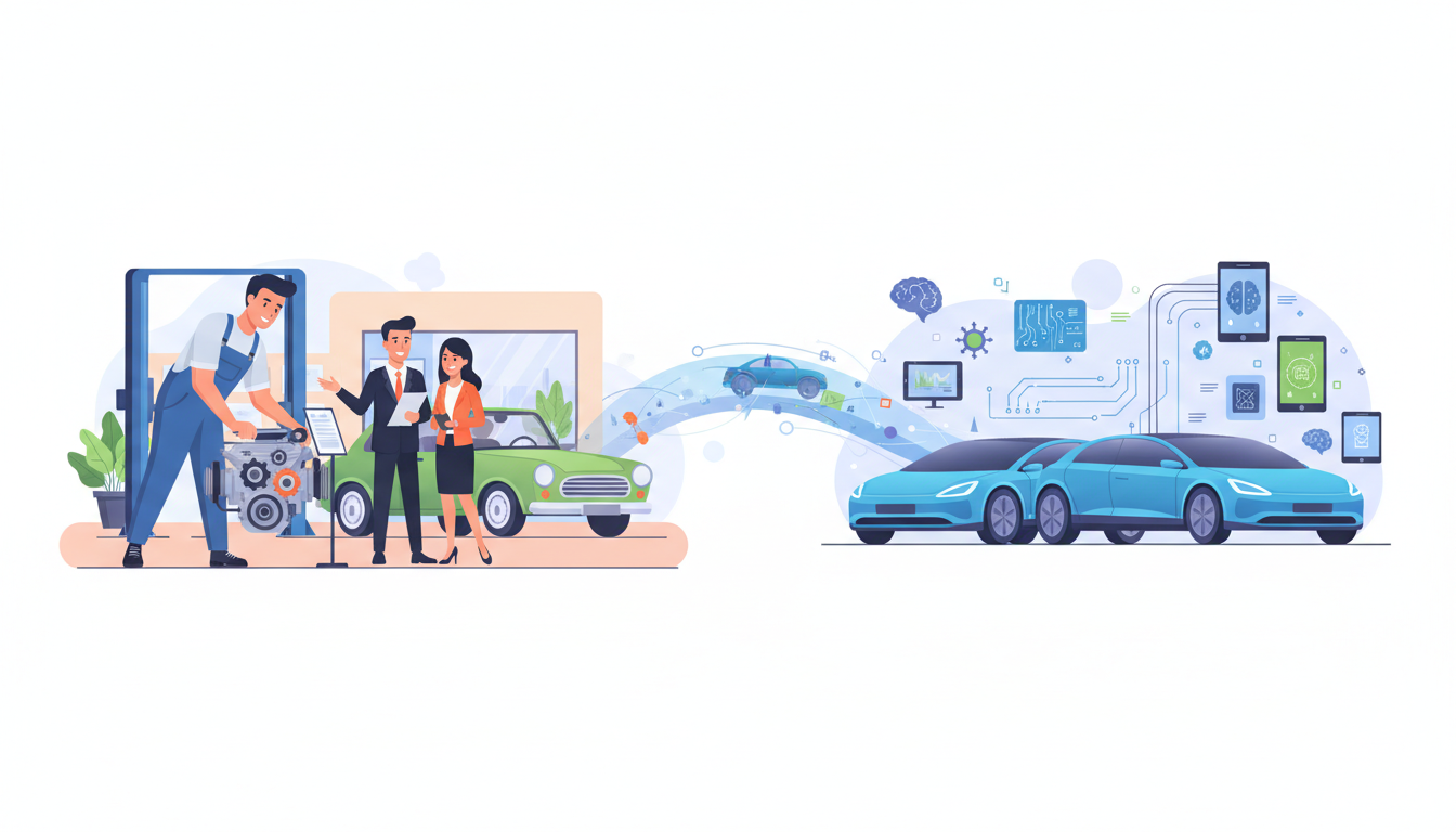 自動車業界 アナログとデジタルの融合 - 1