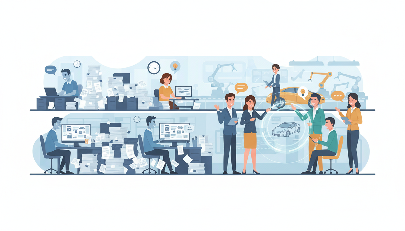 自動車業界 働き方改革 チーム力 - 1