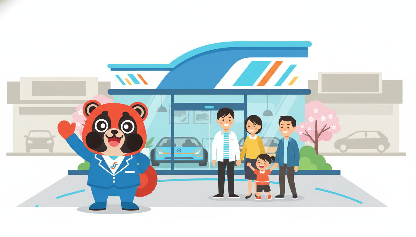 オリジナルキャラクター 自動車販売 - 1