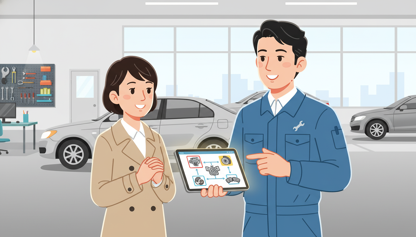 筑紫野市 自動車整備 顧客寄り添い - 1